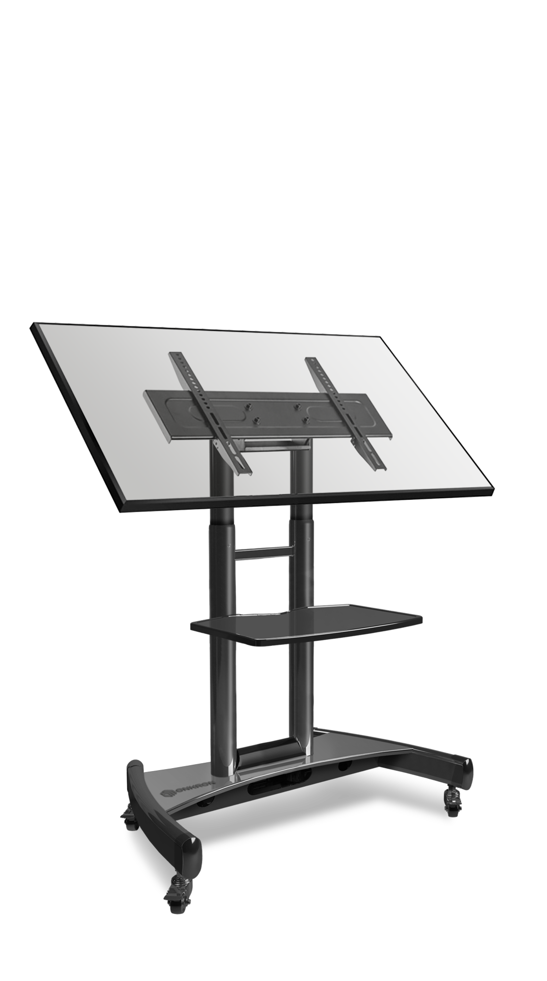 Mobilny stojak dla TV lub panelu interaktywnego 32"-65" maks 60 kg, pochyły, czarny TS1330 3 Mobilny stojak dla TV lub panelu interaktywnego 32"-65" maks 60 kg, pochyły, czarny TS1330 -