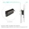 Adapter do pochylenia, Czarny ATL-1881 9 Adapter do pochylenia, Czarny ATL-1881 -