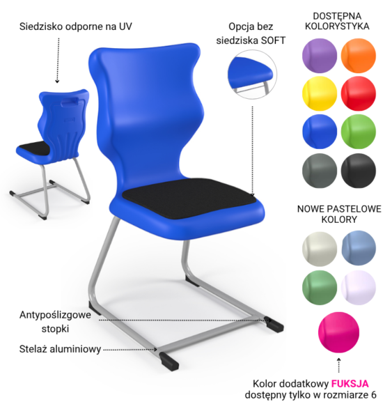 Krzesło Szkolne C-Line Soft