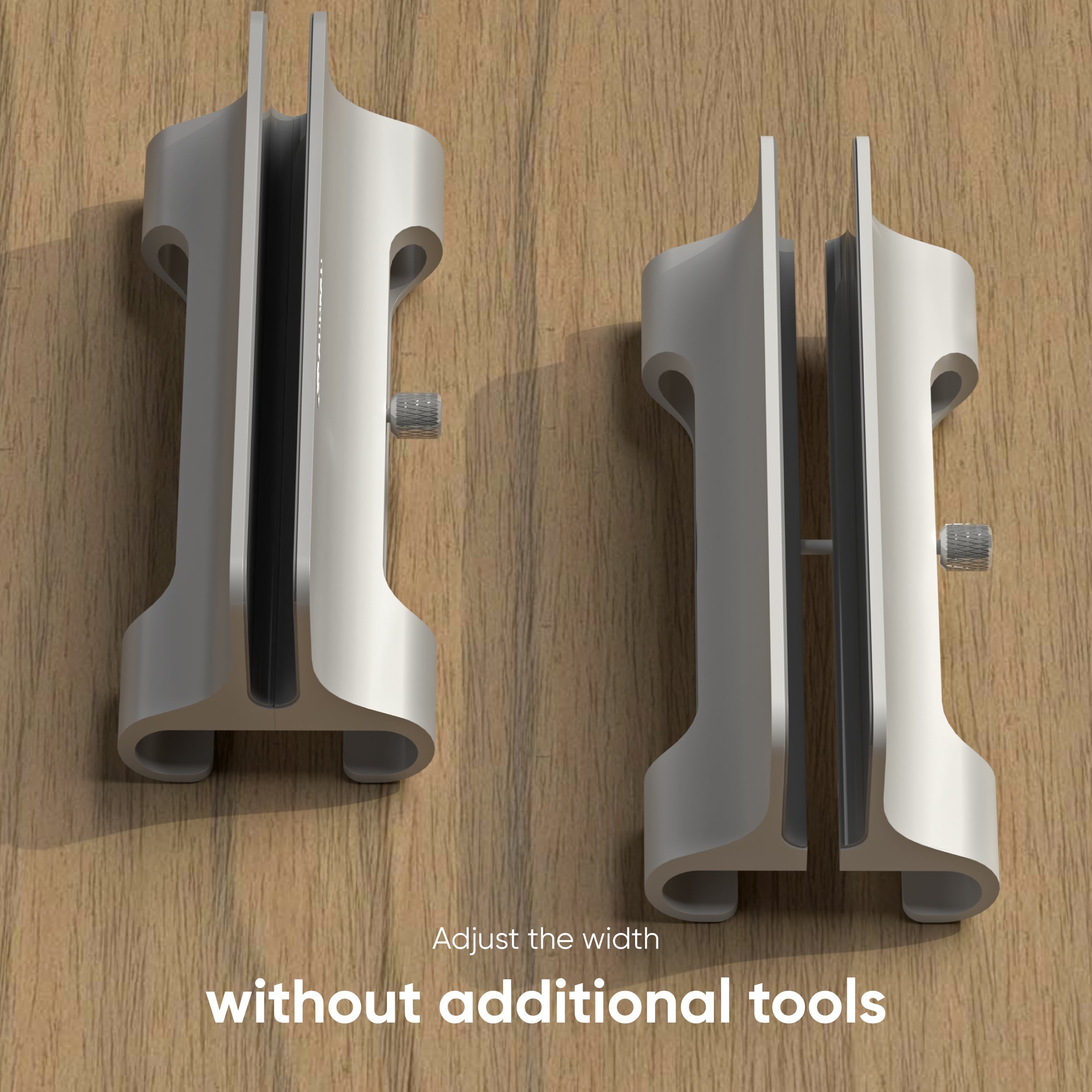 Pionowa podstawka na laptopa do 15,8" DN02, Srebro 5 Pionowa podstawka na laptopa do 15,8" DN02, Srebro -