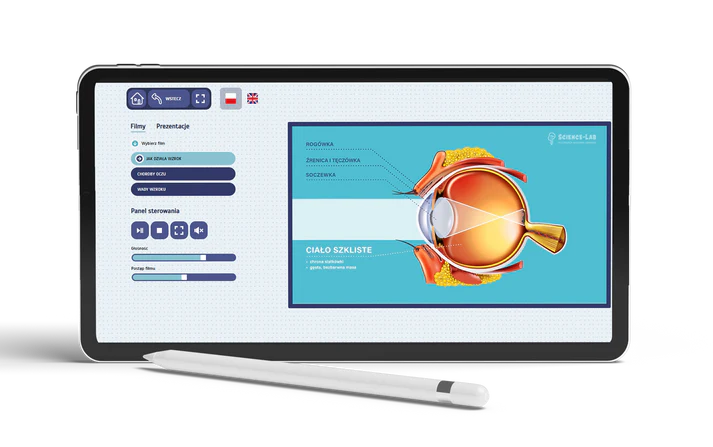Science-Lab. Fascynująca anatomia człowieka. Wzrok -