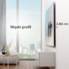 Stały uchwyt TV dla 43"-85" maks 68 kg, czarny FM6 -