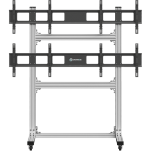 Mobilny stojak podłogowy do ściany wideo 2x2 4 x 43”- 55" maks 50 kg, srebrny FSPRO2L-22 - Sprzęt interaktywny
