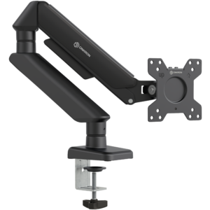 Uchwyt biurkowy dla monitora 13"-32" maks 8 kg, nachylny i obrotowy, z obracaniem, czarny G45 - Sprzęt interaktywny
