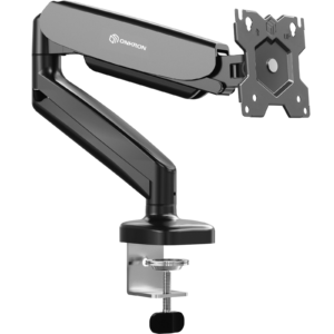 Uchwyt biurkowy dla monitora 13"-32" maks 8 kg, nachylny i obrotowy, z obracaniem, czarny G50 - Sprzęt interaktywny