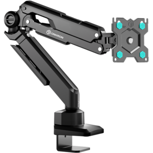 Uchwyt biurkowy dla monitora 13"-34" maks 10 kg, nachylny i obrotowy, z obracaning, czarny G90 - Sprzęt interaktywny