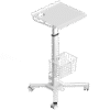 Mobilny stół z regulacją wysokości maks 8 kg, Biały LMG30 -