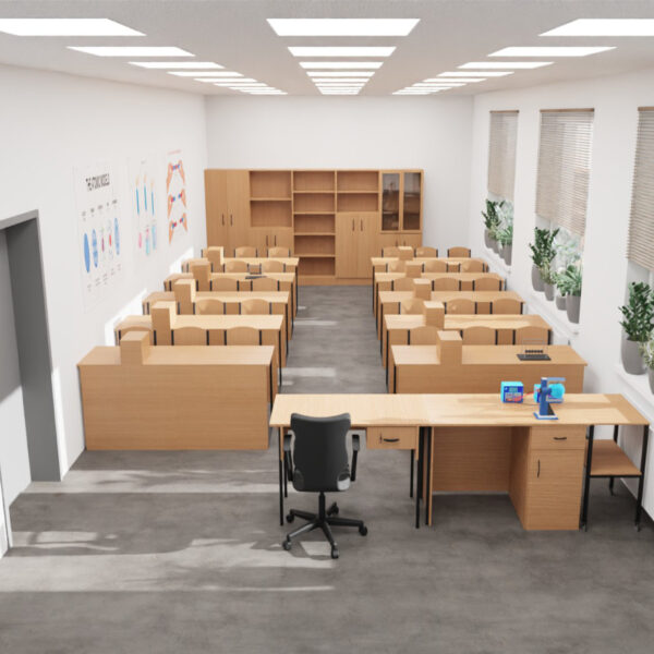 PRACOWNIA FIZYCZNA 30-stanowiskowa /sterowanie z zasilaczy/