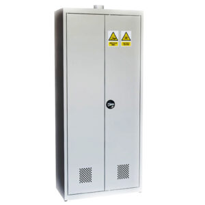 Szafa metalowa z odciągiem do przechowywania odczynników chemicznych - Pracownie