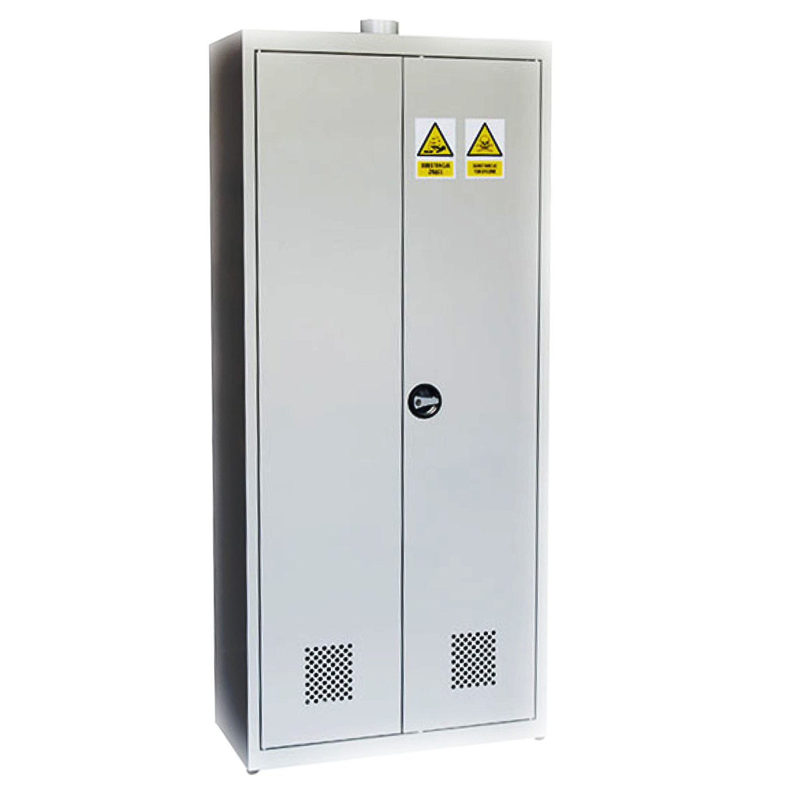 Szafa metalowa z odciągiem do przechowywania odczynników chemicznych 3 Szafa metalowa z odciągiem do przechowywania odczynników chemicznych -