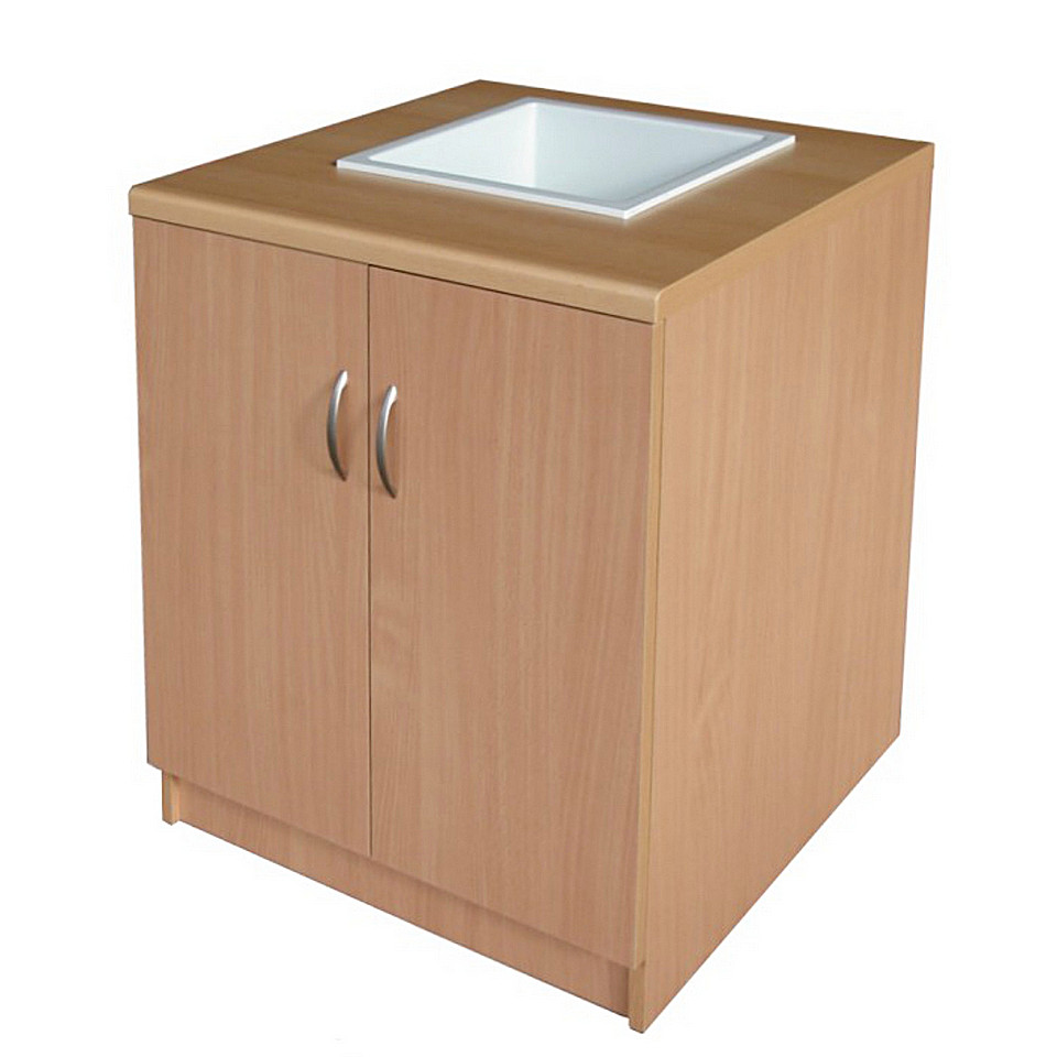 Szafka wodna NYSA SD-4 zlew chemoodporny blat HPL 3 Szafka wodna NYSA SD-4 zlew chemoodporny blat HPL -