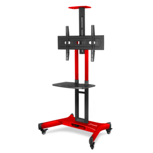 Mobilny stojak TV dla 40"-70" maks 46 kg, czerwony TS1551 - Sprzęt interaktywny