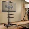 Mobilny stojak TV dla 40"-70" maks 46 kg, czarny TS1552 -