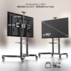 Mobilny stojak TV dla 55"-90" maks 75 kg, czarny TS1871 -