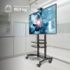 Mobilny stojak TV dla 50"-86" maks 91 kg, czarny TS1881 -