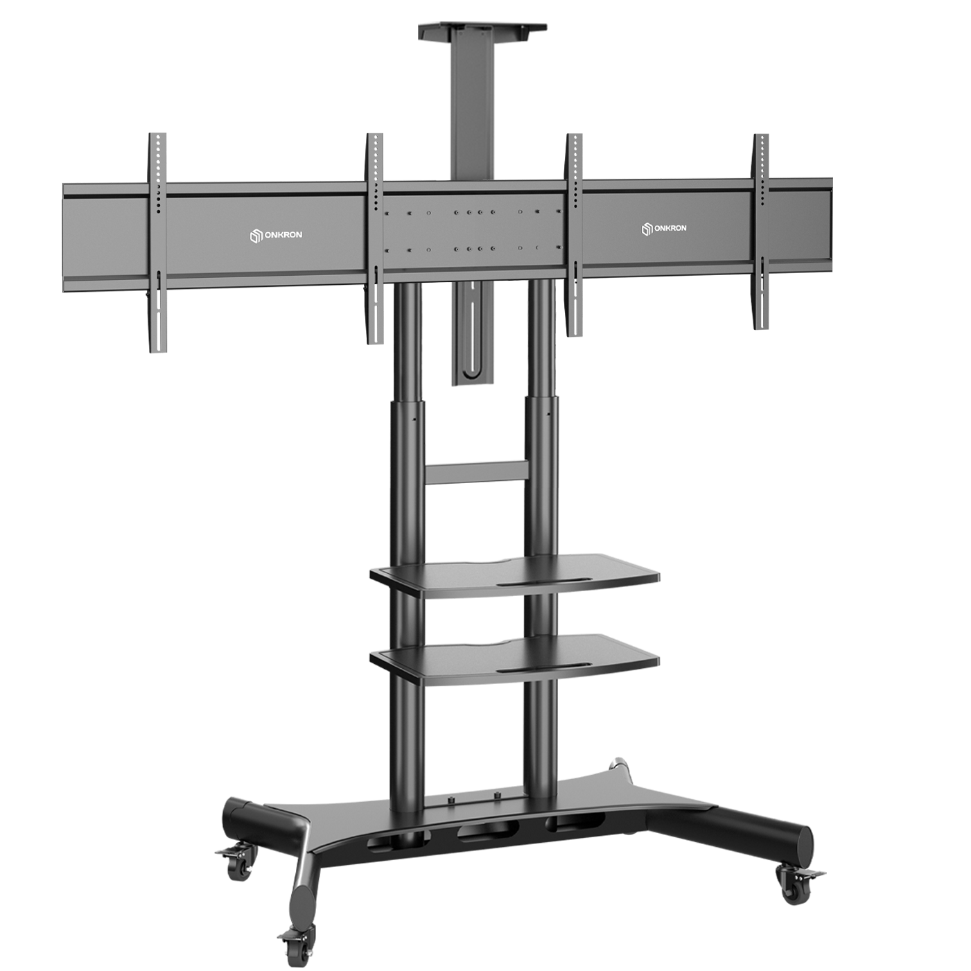 Mobilny stojak dla dwóch TV 40"-65" maks 46 kg, czarny TS1881DV 3 Mobilny stojak dla dwóch TV 40"-65" maks 46 kg, czarny TS1881DV -
