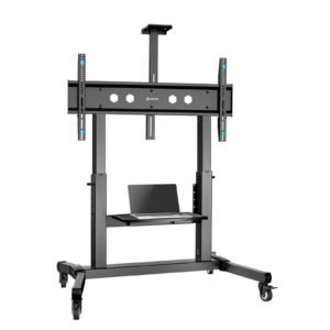 Mobilny stojak TV dla 50"-100" maks 120 kg, pochyły, czarny TS1991 - Sprzęt interaktywny