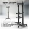 Mobilny stojak do TV 40" - 80" do 55 kg TS2771, Czarny 16 Mobilny stojak do TV 40" - 80" do 55 kg TS2771, Czarny -