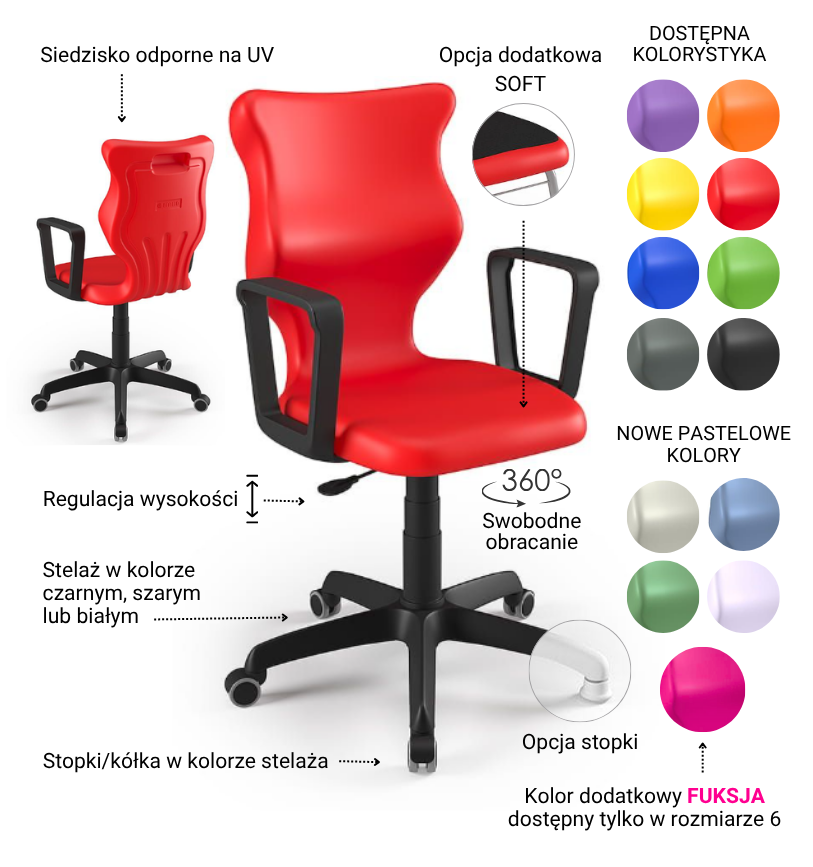 Twist czarny siedzisko czarne rozmiar 5 - stopki 3 Twist czarny siedzisko czarne rozmiar 5 - stopki -