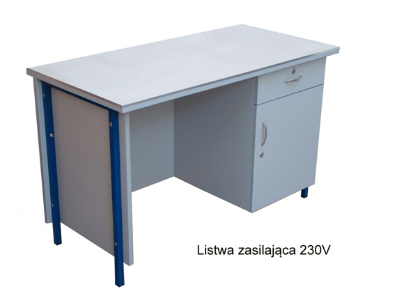 Stół laboratoryjny ( demonstracyjny ) NYSA SD-3 z listwą zasilającą 4 stół przedmiotowy z listwą zasilającą