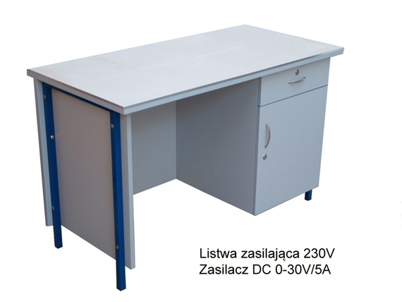 Stół demonstracyjny z zasilaczem DC stół demonstracyjny z zasilaczem DC
