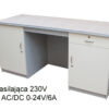 Stół laboratoryjny ( demonstracyjny ) 2-szafkowy NYSA z zasilaczem AC/DC