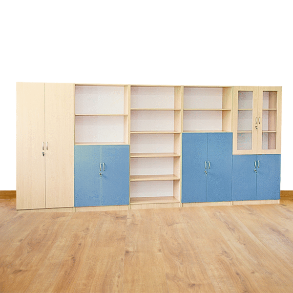 Zestaw mebli do pracowni fizycznej - pracownia fizyczna - Szafy i Regały