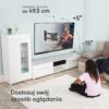 Uchwyt nachylny i obrotowy do TV 17"-43" maks 35 kg, z obrotem, czarny M4SR -