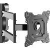 Uchwyt nachylny i obrotowy do TV 17"-43" maks 35 kg, czarny M4S -