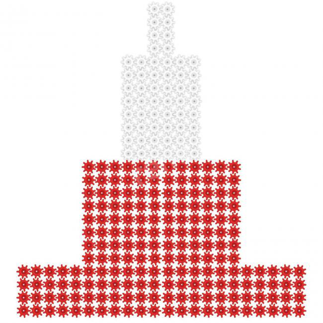 KORBO KOŁA Biało-Czerwone 400 szt. 5 KORBO KOŁA Biało-Czerwone 400 szt. -