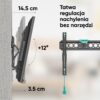 uchwyt nachylający do TV 32"-70" maks 60 kg, czarny TM5 -