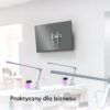 uchwyt nachylający do TV 32"-70" maks 60 kg, biały TM5 -