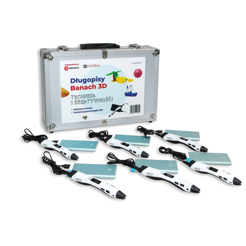 Długopisy Banach 3D Zestaw 3 Długopisy Banach 3D Zestaw -