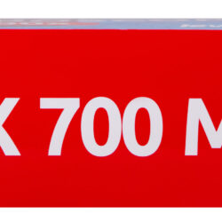 Opakowanie mikroskopu cyfrowego Levenhuk DTX 700 Mobi z wyraźnym napisem na czerwonym tle.