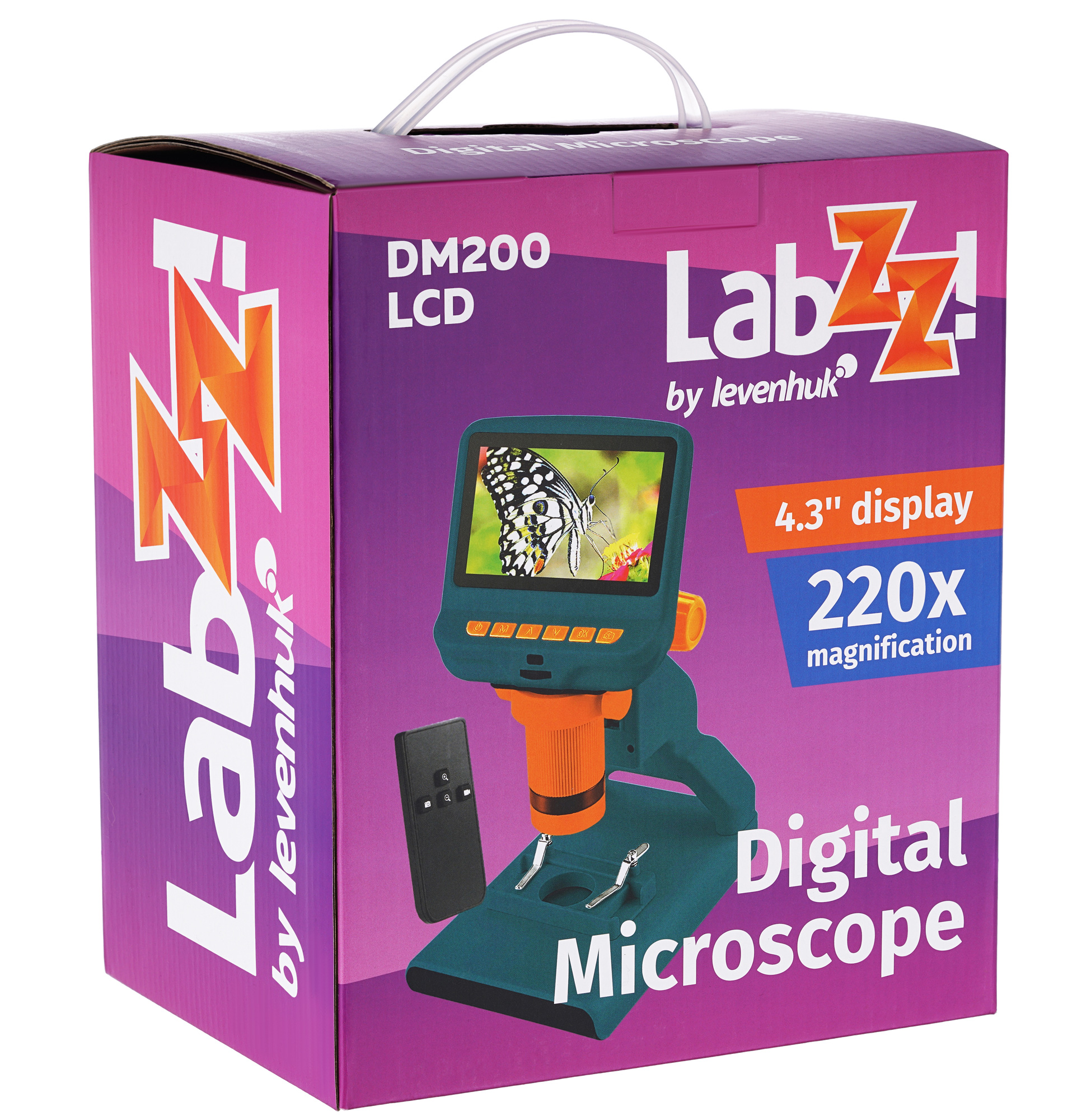 Mikroskop cyfrowy Levenhuk LabZZ DM200 LCD 16 Mikroskop cyfrowy Levenhuk LabZZ DM200 LCD -