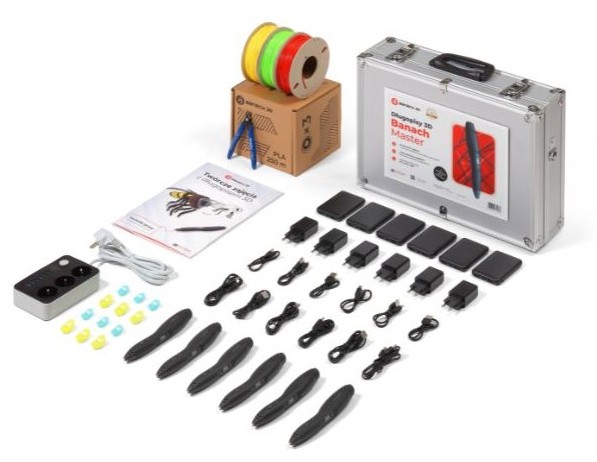 Długopisy 3D Banach Master z filamentem i pakietem edukacyjnym 13 Długopisy 3D Banach Master z filamentem i pakietem edukacyjnym -