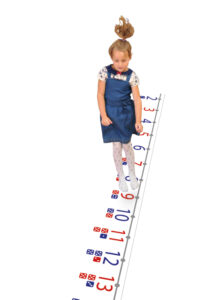 Podłogowa oś liczbowa 0-30 "domino" -