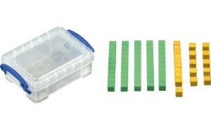 Wprowadzenie liczb dwucyfrowych - klocki ReWood 2-kolorowe - komplet dla ucznia - Przedmiotów ścisłych