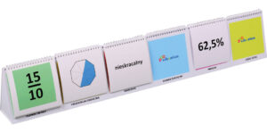 Ułamki - modularne karty spiralne