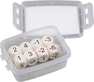 Liczby ujemne i dodatnie - 8 kostek - Przedmiotów ścisłych