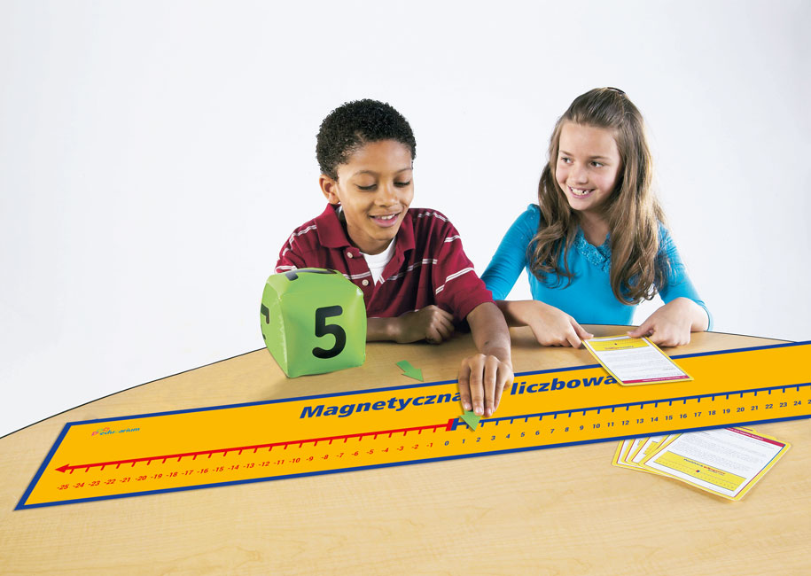 Dwie magnetyczne osie liczbowe od -25 do +25 3 Dwie magnetyczne osie liczbowe od -25 do +25 -