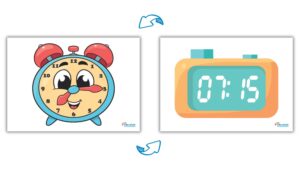 Zegar - mata aktywności z kartami - Przedmiotów ścisłych