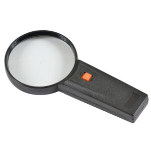 Lupa podświetlana LED 90 mm - 2x - Pracownie przyrodnicze