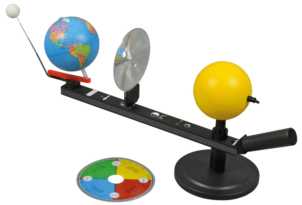 Tellurium duże - model oświetlany - żeliwna podstawa 3 Tellurium duże - model oświetlany - żeliwna podstawa -