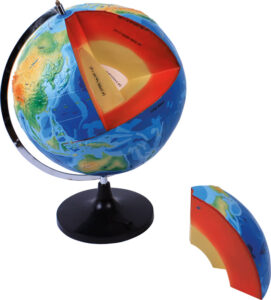 Model wewnętrznej struktury Ziemi - Pracownia geograficzna