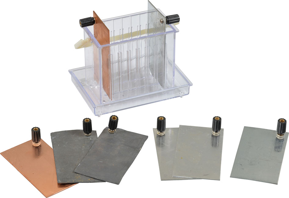 Bateria pierwotna – zestaw do doświadczeń (płytki) 3 Bateria pierwotna – zestaw do doświadczeń (płytki) -