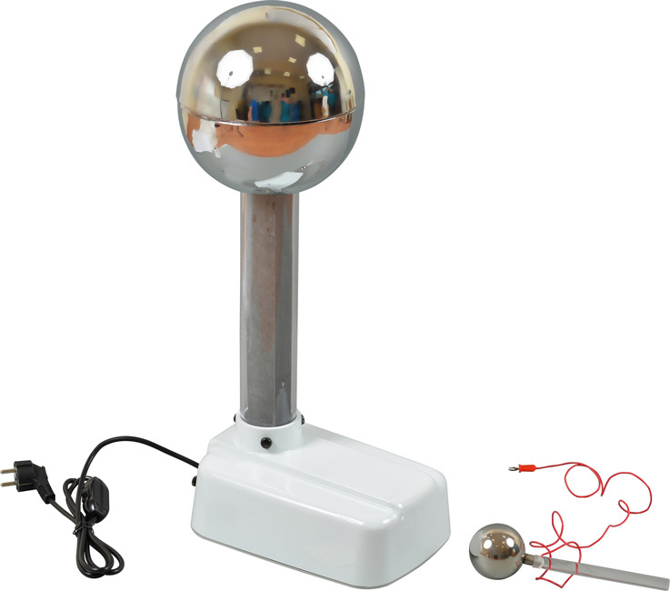 Generator Van de Graaffa - z napędem elektrycznym 3 Generator Van de Graaffa - z napędem elektrycznym -