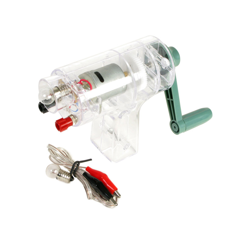 Model dynama - generatora ręcznego 3 Model dynama - generatora ręcznego -