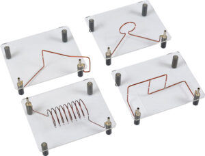 Pole elektromagnetyczne - 4 modele przewodników do demonstracji linii pola - Educarium