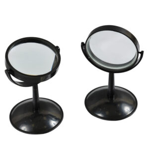 Para soczewek 100 mm (dwuwypukła i dwuwklęsła) - na podstawkach - Przedmiotów ścisłych